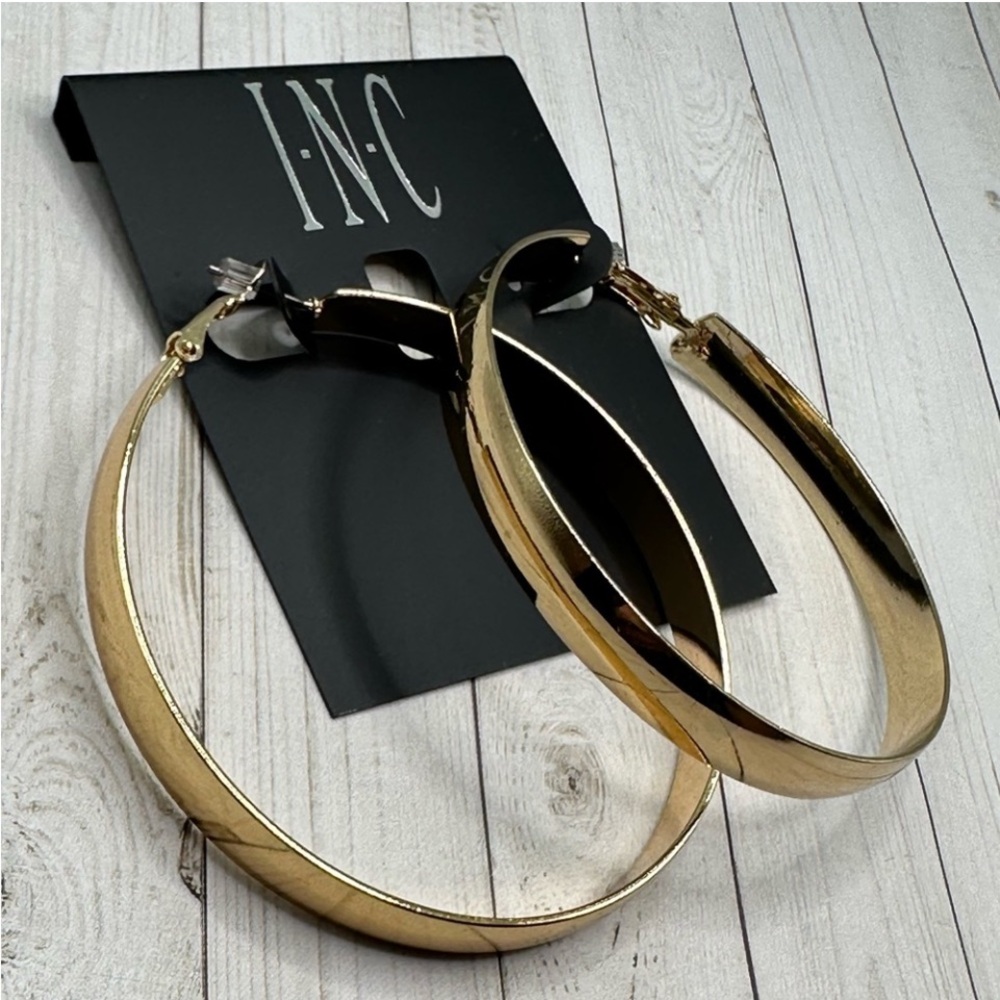 NWT Gold Hoop Earrings